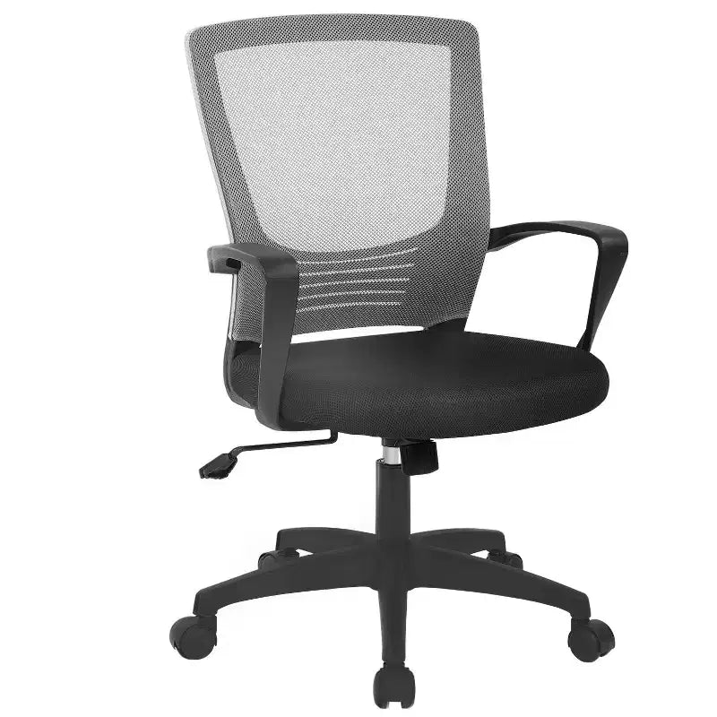 Sedia da ufficio direzionale ergonomica con supporto lombare schienale in rete traspirante regolabile in altezza
