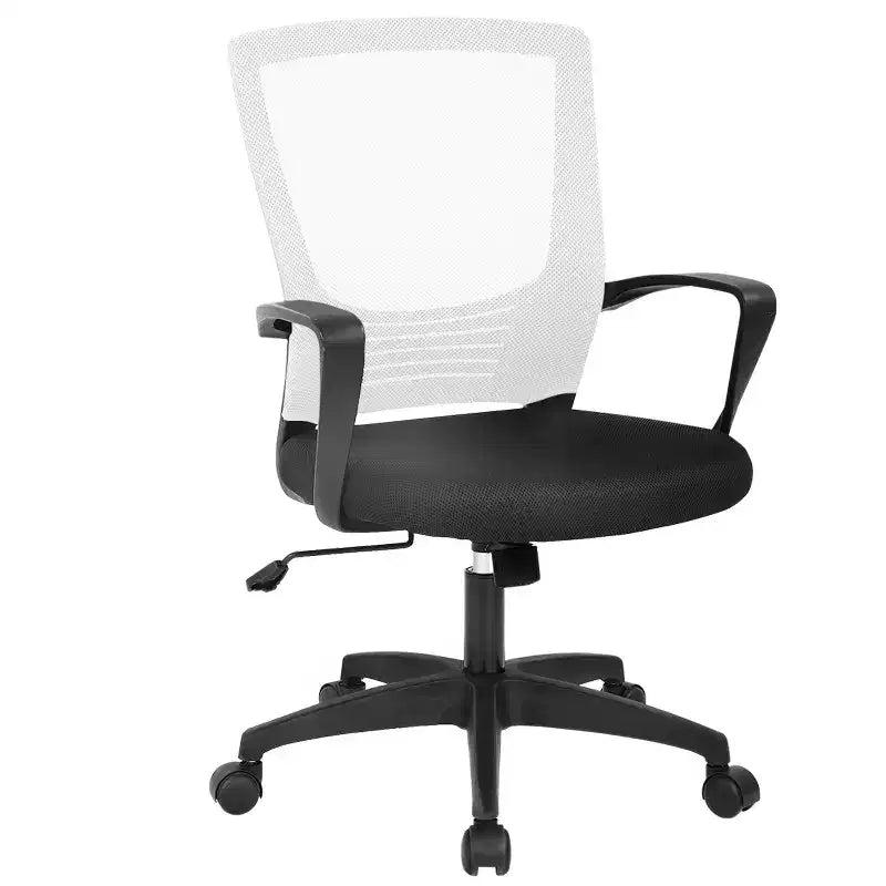 Sedia da ufficio direzionale ergonomica con supporto lombare schienale in rete traspirante regolabile in altezza