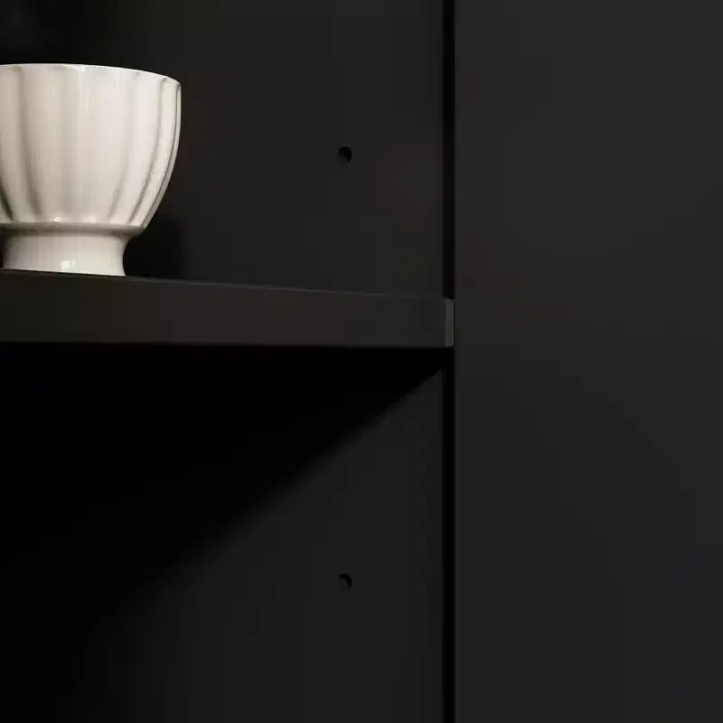 Dispensa da cucina a 5 ripiani, armadietto a 4 ante con ripiani regolabili
