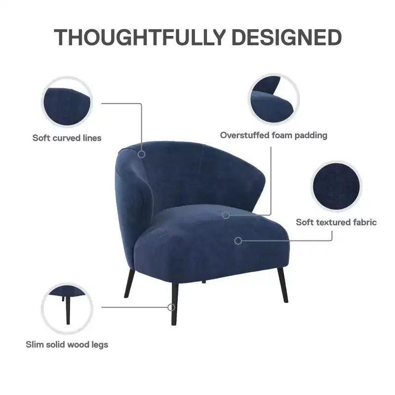 Poltrona imbottita di design