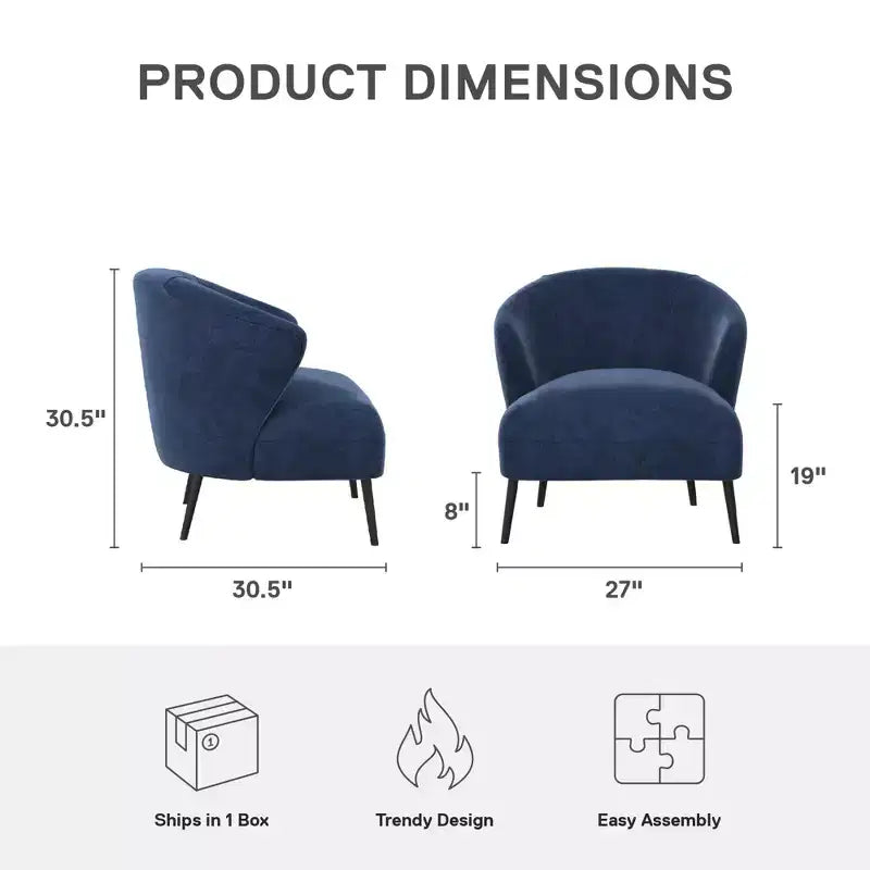 Poltrona imbottita di design