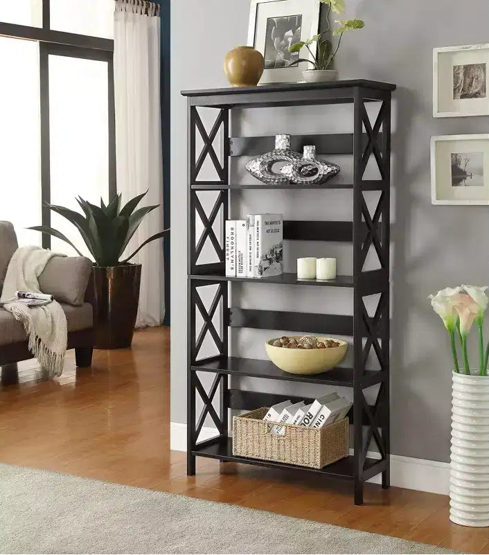 HomeStock Oxford 5 Tier Bookcase