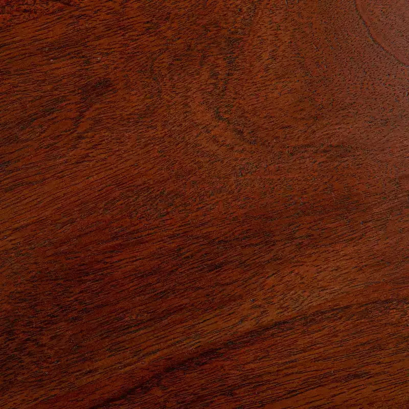 Tavolino da salotto/accento Pedestal Cocktail, color castagno scuro: legno di acacia, altezza 63,5 cm, base rotonda