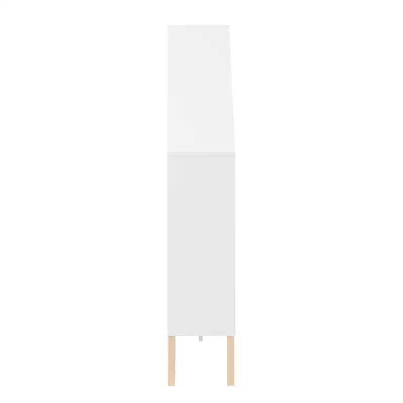 Steiner White Dollhouse Scaffale a 8 Scomparti per Bambini, Unità Espositiva per Libri o Personaggi Giocattolo, Libreria Autoportante con Gambe in Faggio